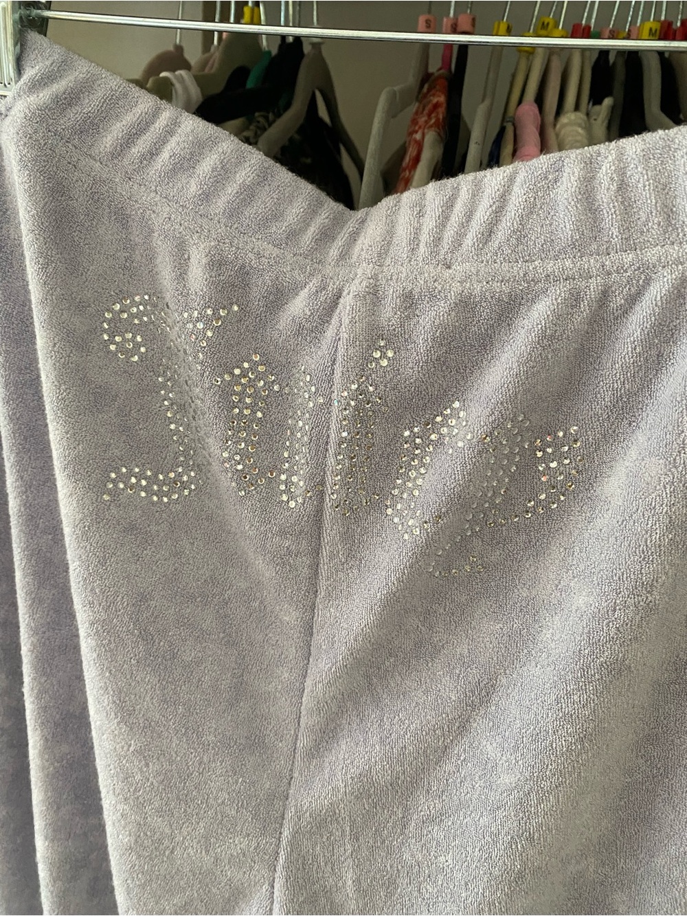 JUICY COUTURE Lilac Terrycloth Zip Hoodie & Jogger Sweat-pant Set! 💜 - Picture 13 of 16